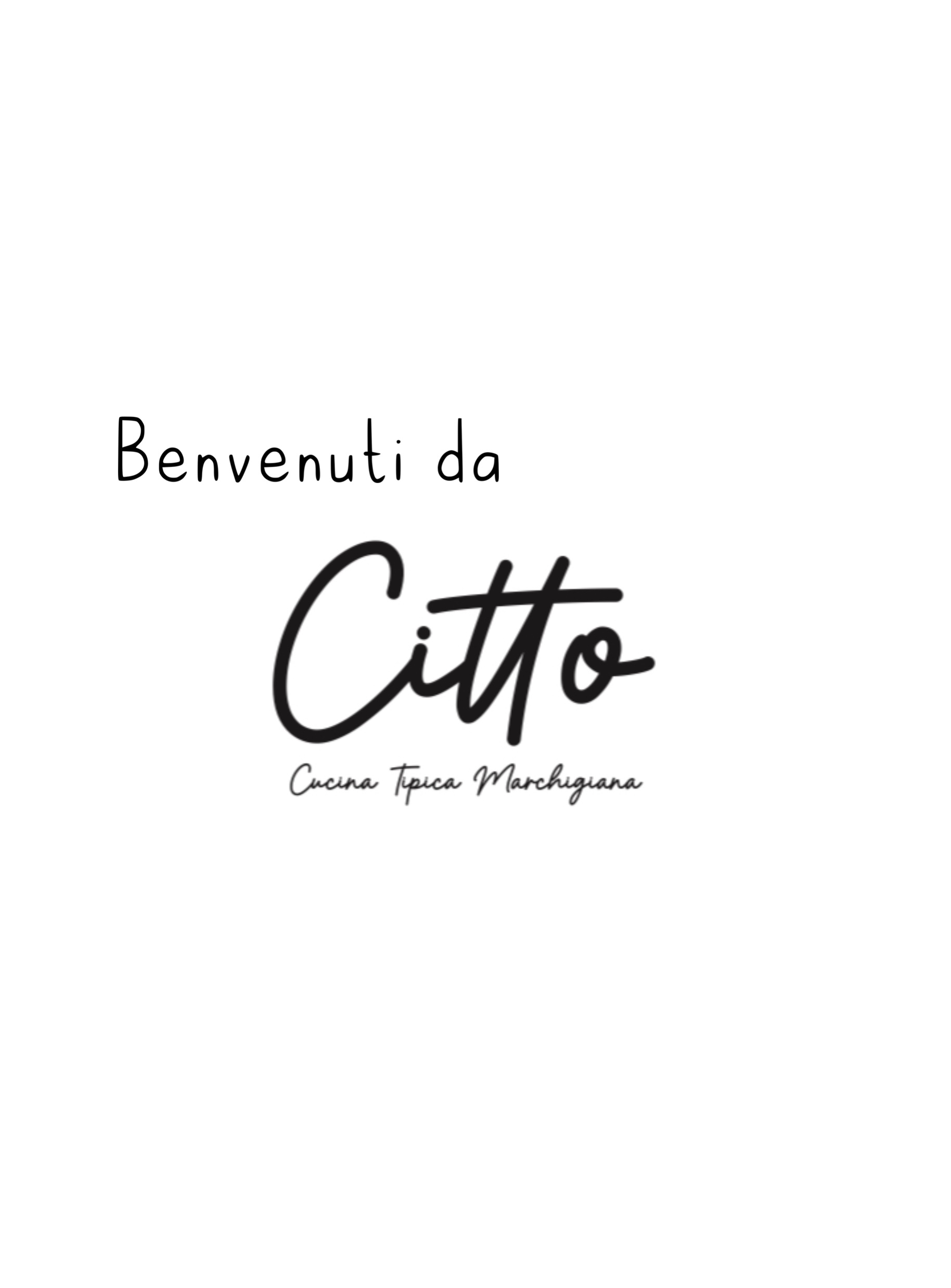 Menu della casa Citto